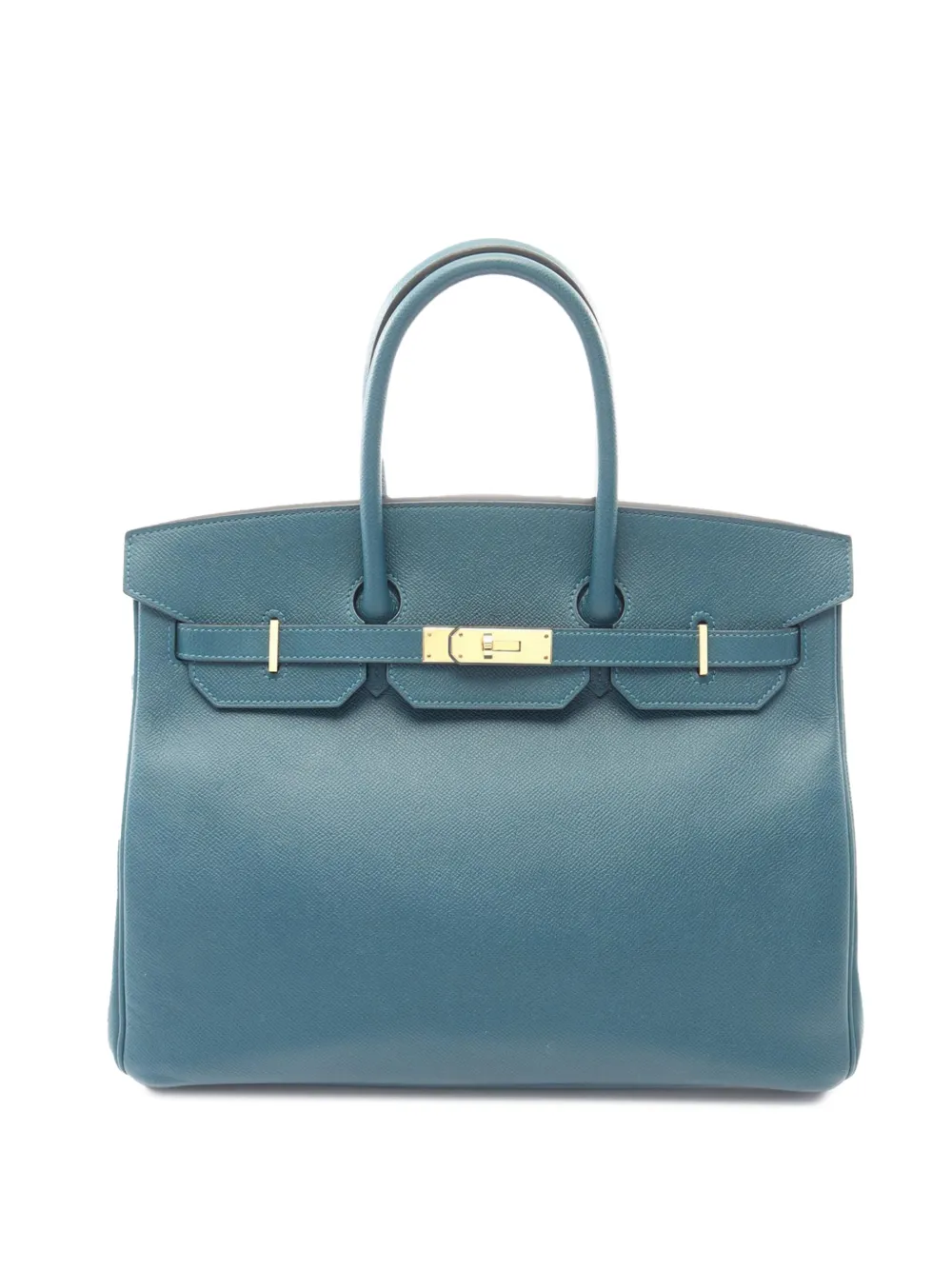 Hermès Pre-Owned 2015 Epsom Birkin Retourne 35 handbag - Verde