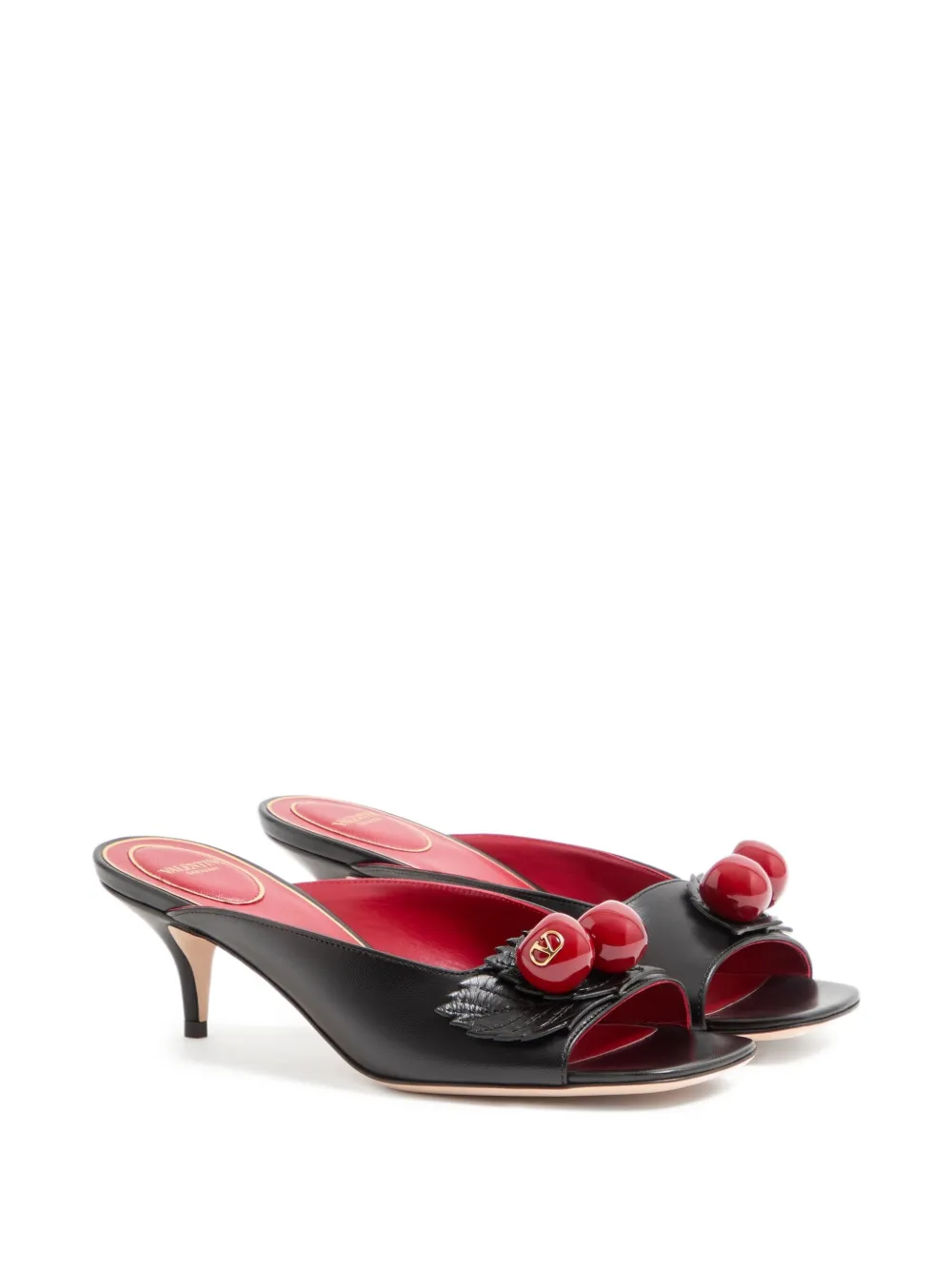 Valentino Garavani Cherryfic sandalen Zwart