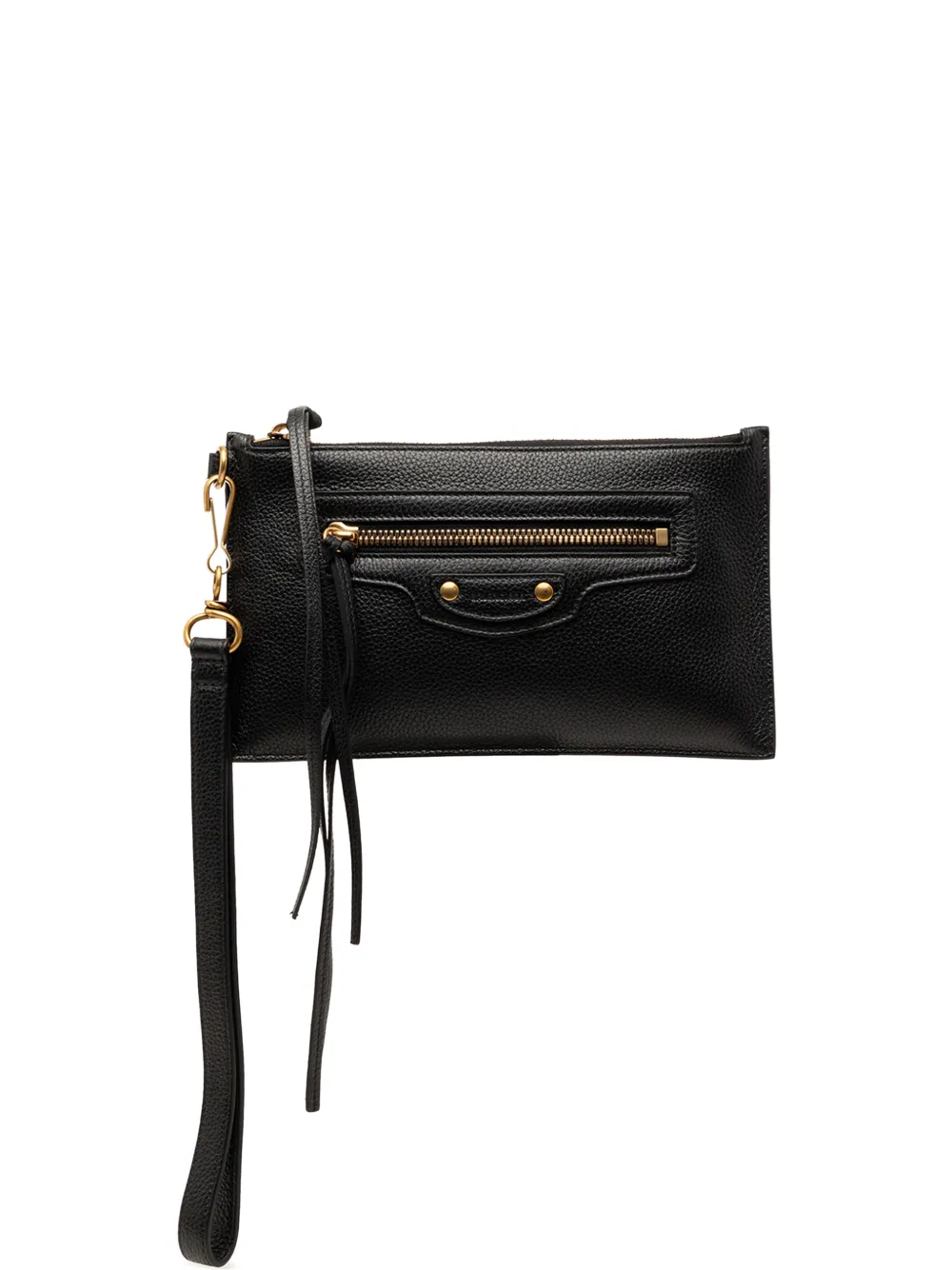 Balenciaga Pre-Owned 2018-2026 Grained Calfskin Neo Classic Pouch XS clutch bag - Nero