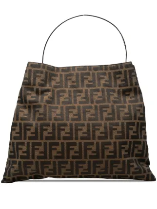 Fendi Pre-Owned 20th Century ズッカ メタルハンドル ハンドバッグ