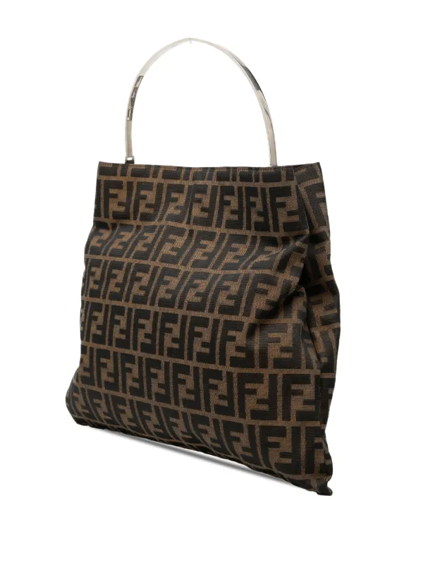 Fendi Pre-Owned 20th Century ズッカ メタルハンドル ハンドバッグ