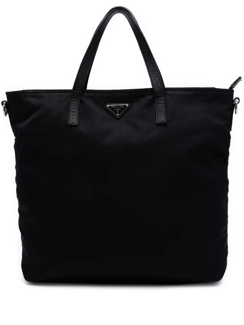 Prada Pre-Owned 2013-2026 Tessuto satchel - Nero