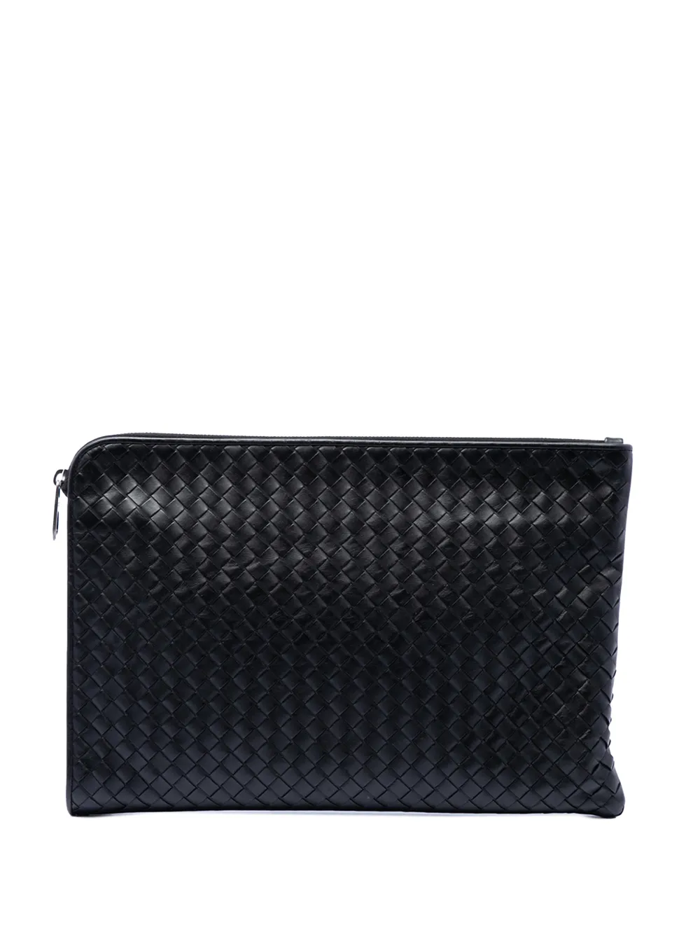 Bottega Veneta Pre-Owned 2012-2026 Large Nappa Intrecciato Document Case clutch bag - Schwarz