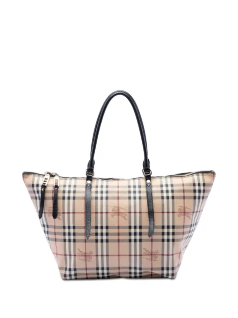 Burberry Pre-Owned 2000-2017 Medium Haymarket Check Coated Canvas Salisbury tote bag