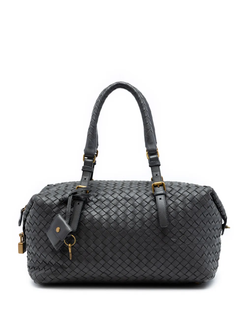 Bottega Veneta Pre-Owned 2009 Nappa Intrecciato Montaigne boston bag - Grigio