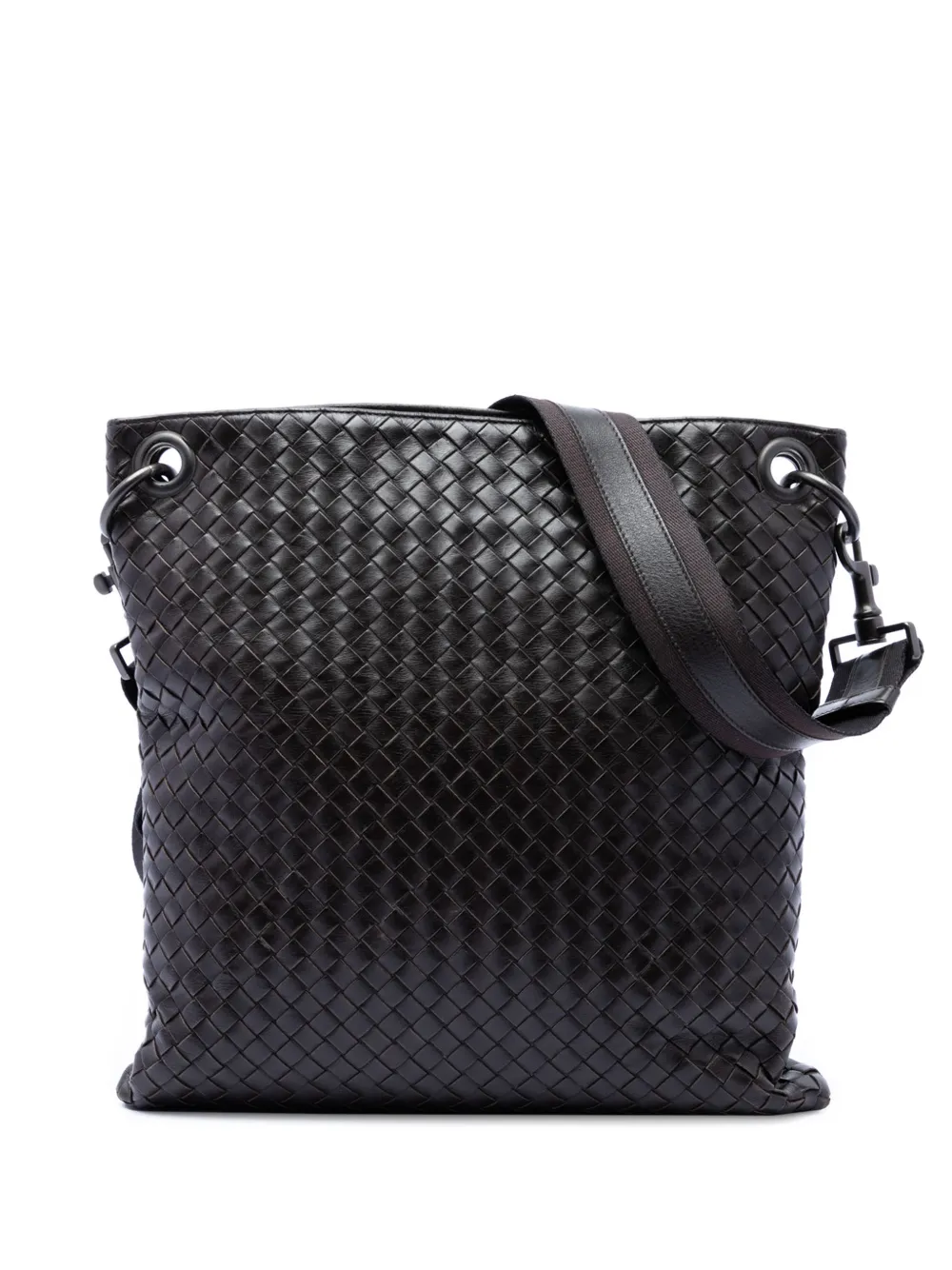 Bottega Veneta Pre-Owned 2010 Nappa Intrecciato VN crossbody bag - Braun