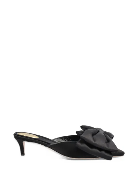 Valentino Garavani Yolande satin mules 45mm