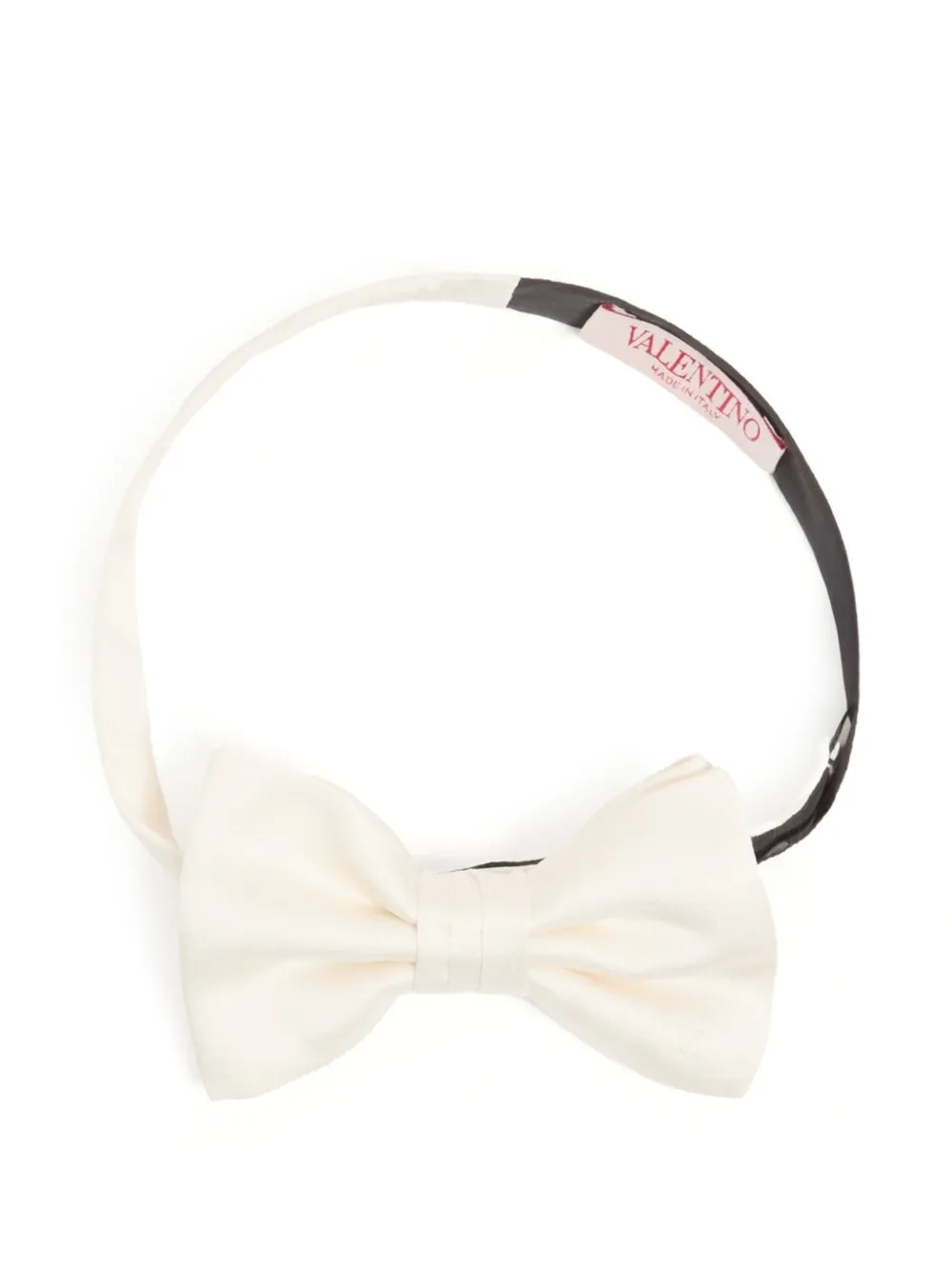 Valentino Garavani silk bow tie - Toni neutri