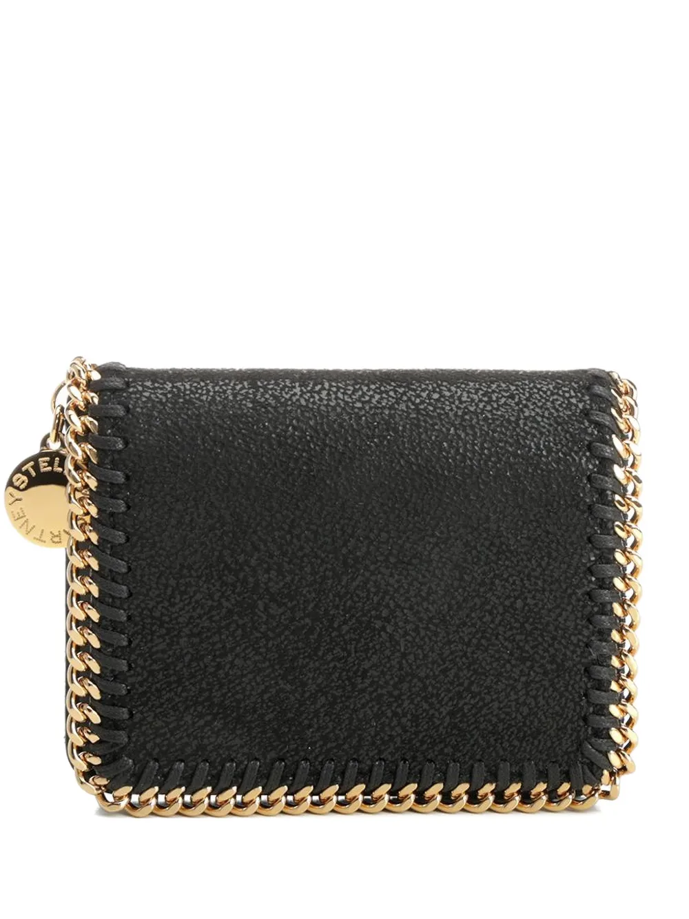 Stella McCartney Falabella chain-trim wallet - Nero