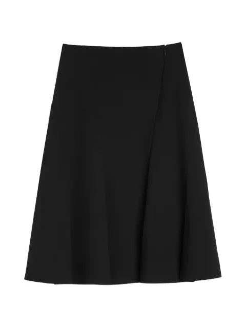 Jil Sander falda midi con diseño acampanado y cintura alta