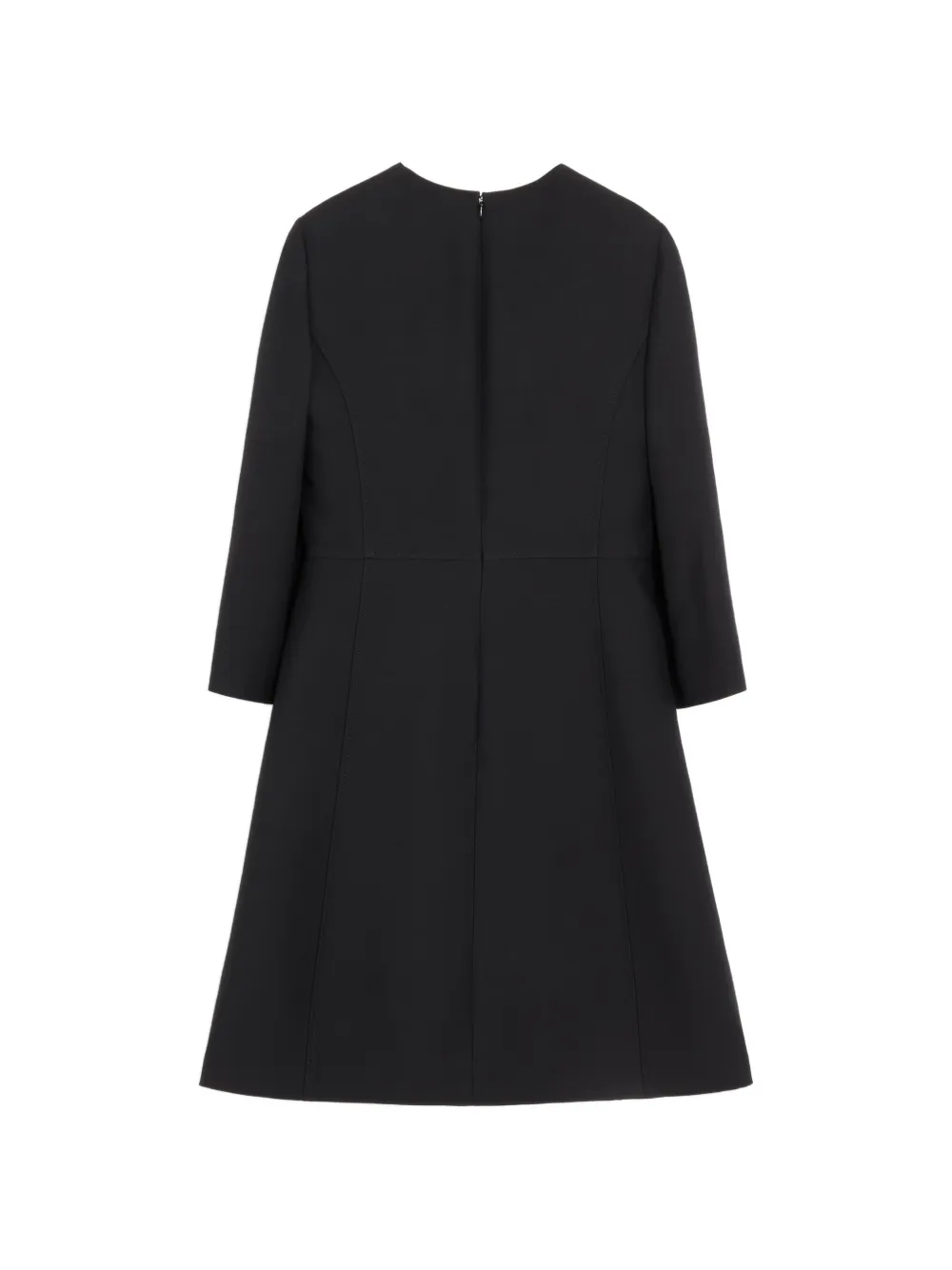 Valentino Garavani VGold Couture crêpe jurk Zwart