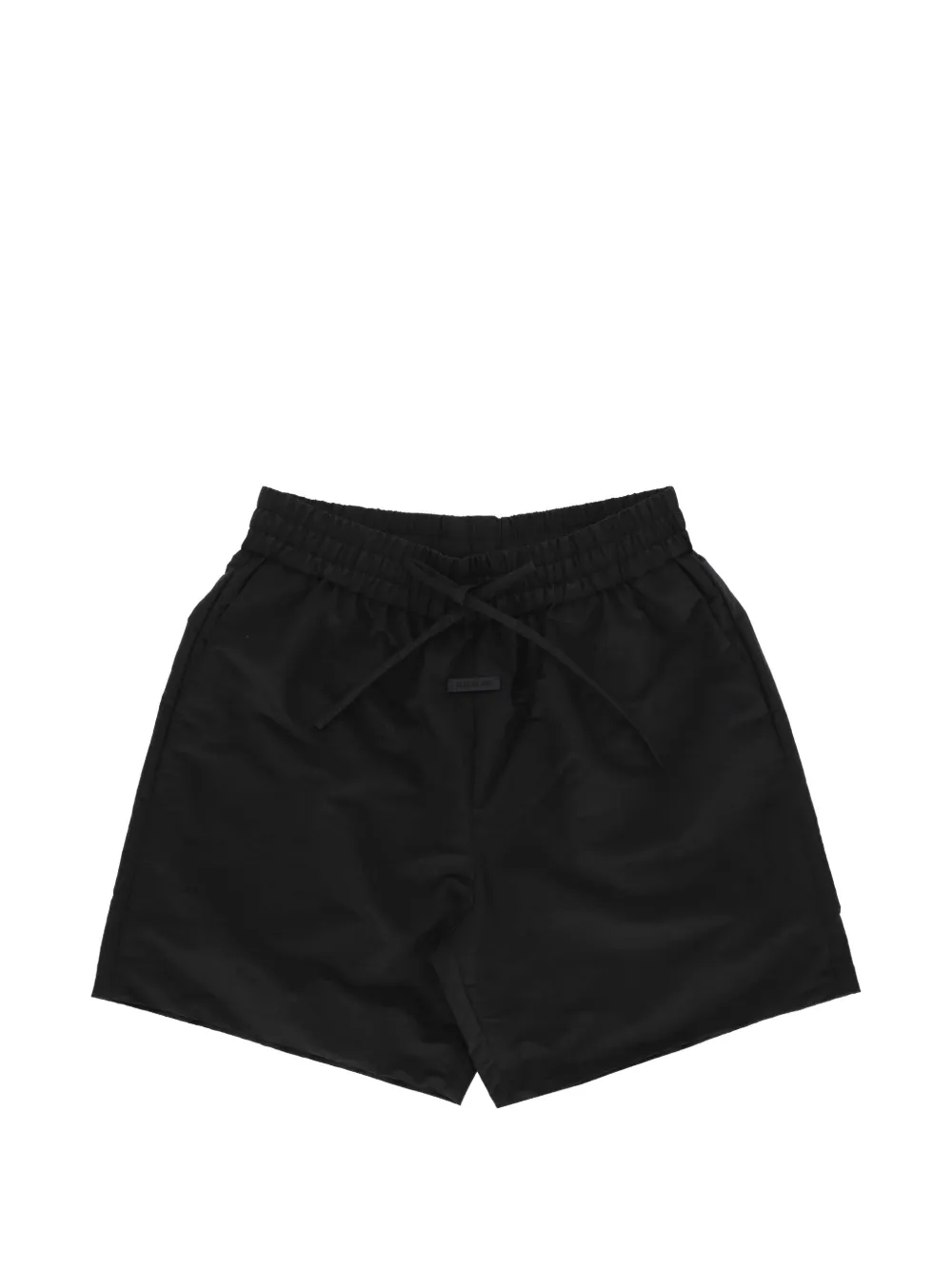 Fear Of God logo-patch drawstring track shorts - Nero