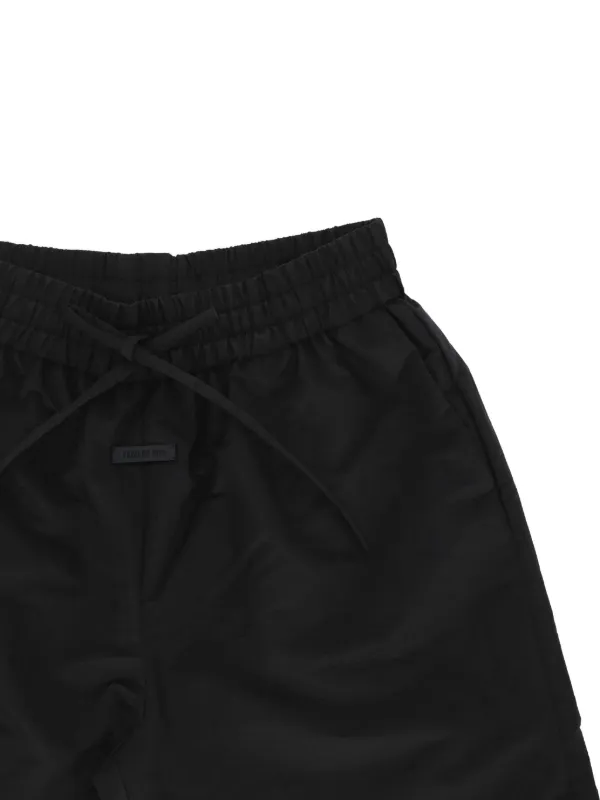 FOG by fearofgod ドローストリングトラウザー黒 S Fear Of God ドローストリング トラックショーツ | ブラック | FARFETCH JP