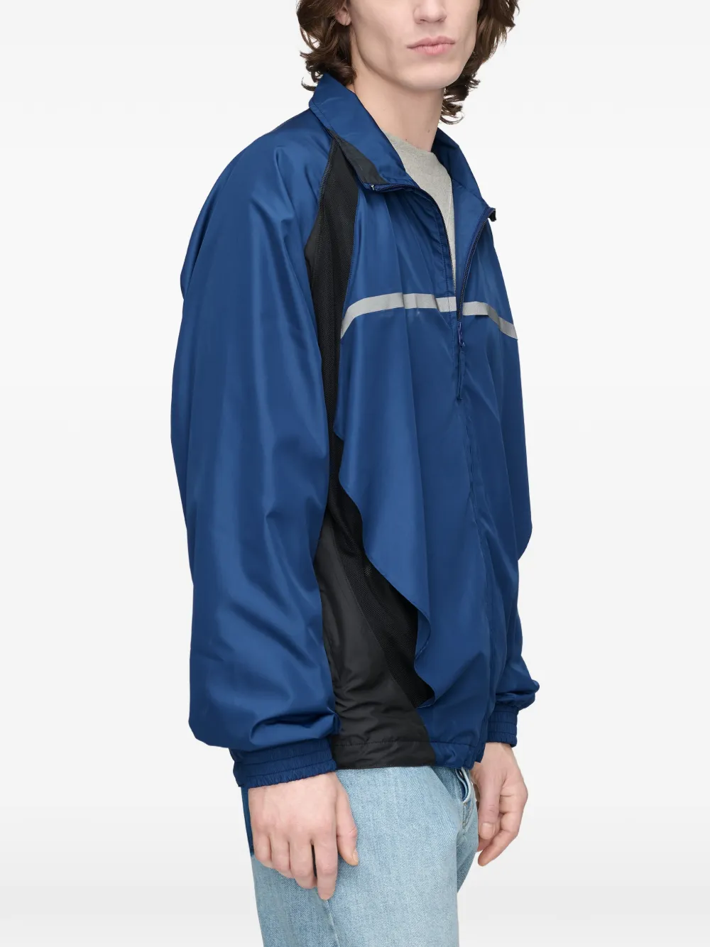 Maison Margiela Trainingsjack met contrasterend vlak Blauw