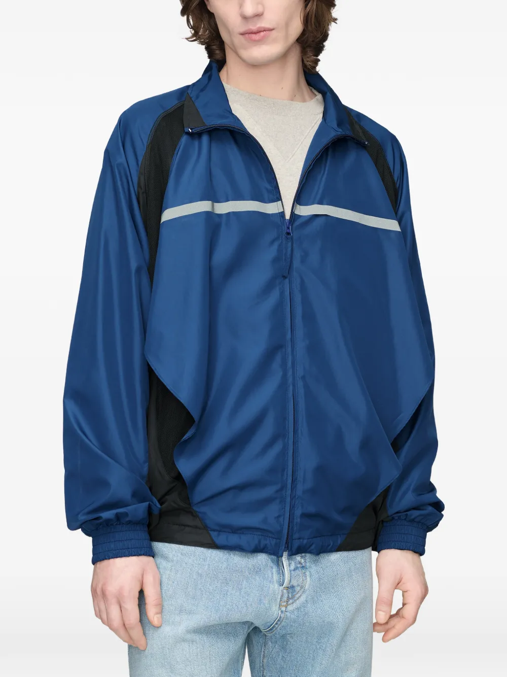 Maison Margiela Trainingsjack met contrasterend vlak Blauw