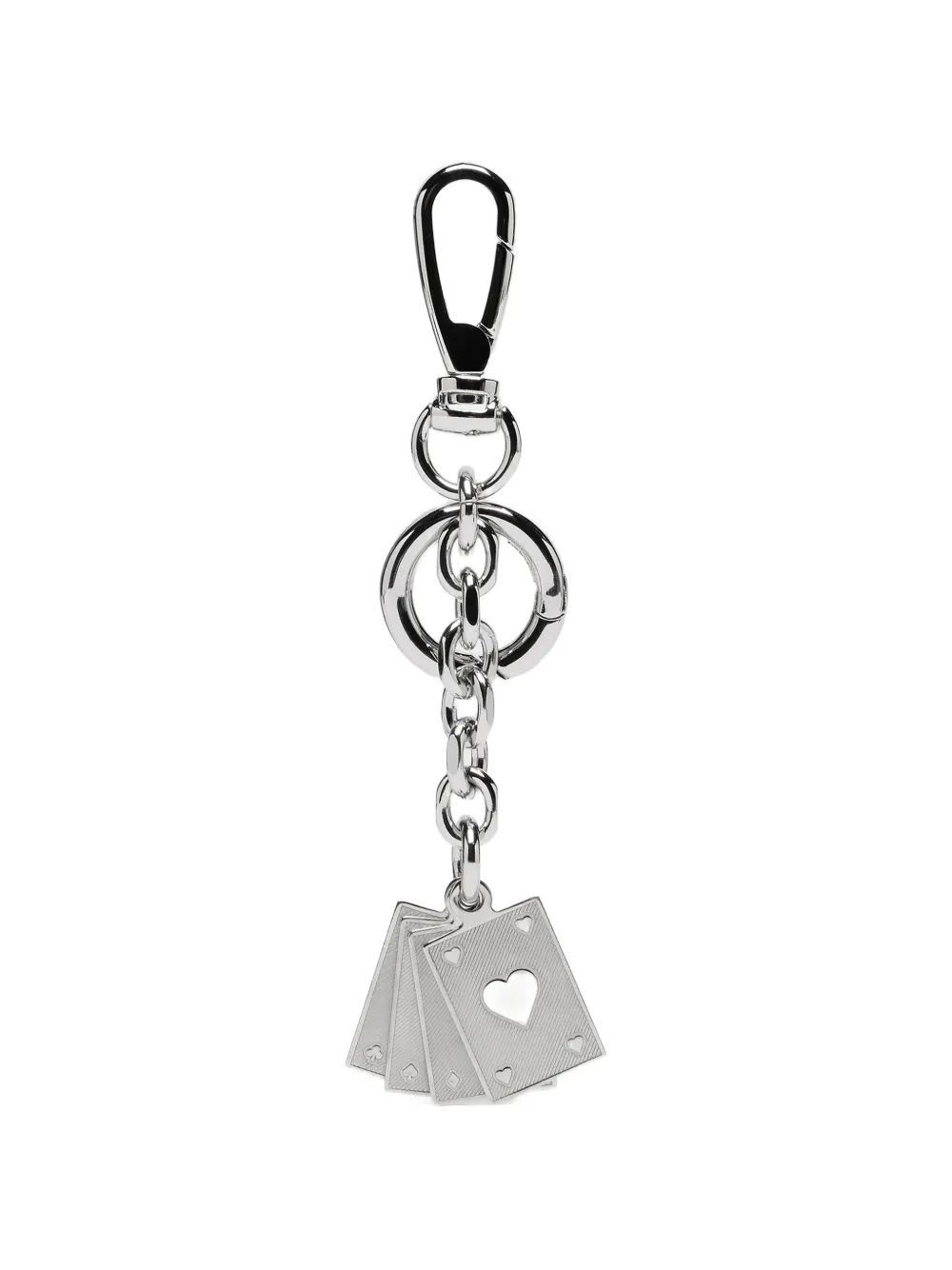Maison Margiela playing-cards keyring - Silver