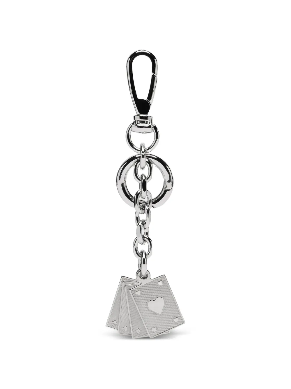 Maison Margiela playing-cards keyring - Argento