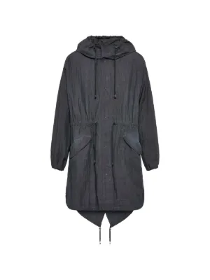 Maison Margiela Hooded multi-pocket Coat | Grey | FARFETCH JO