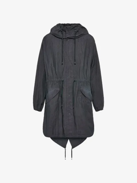 Maison Margiela hooded drawstring parka coat