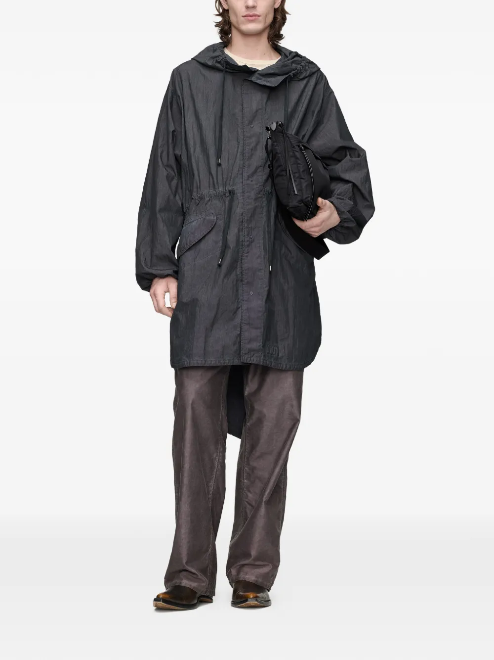Maison Margiela Parka met capuchon Grijs