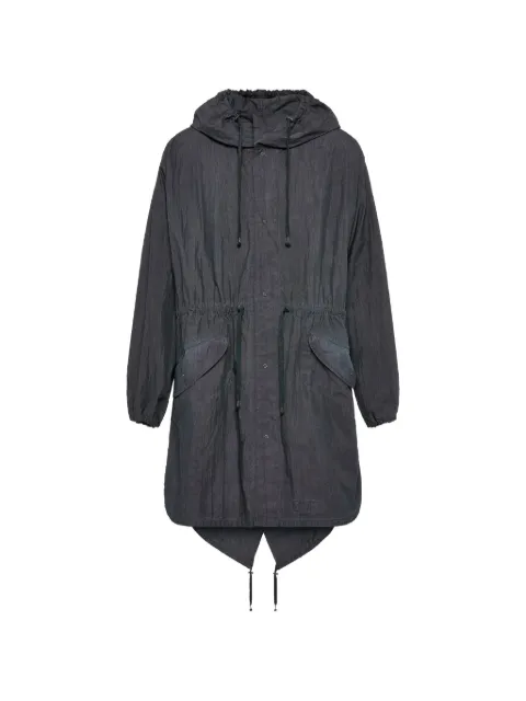 Maison Margiela parka con capucha y cordones