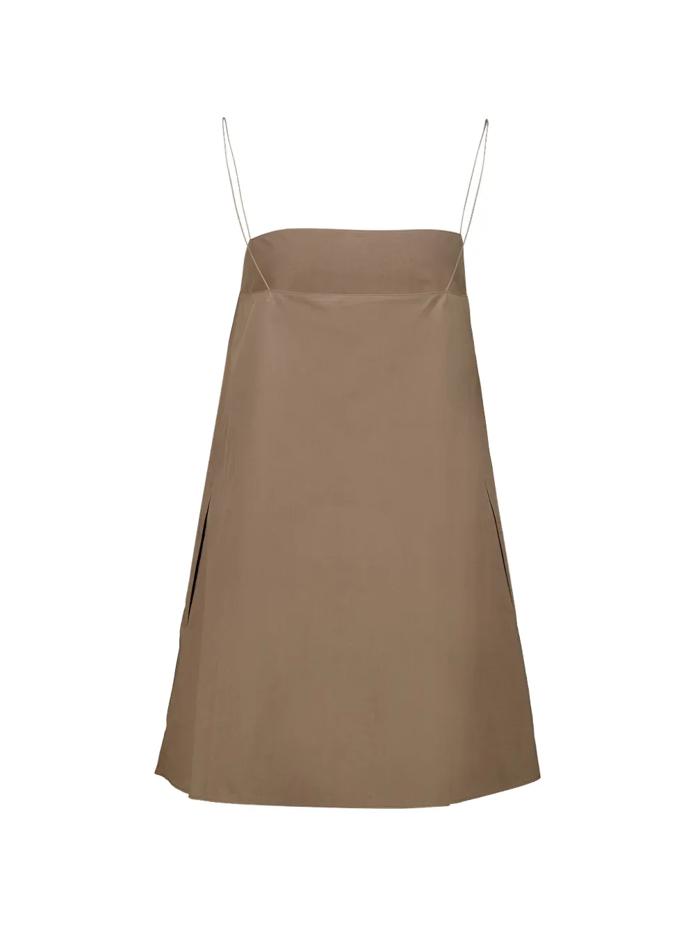 Matteau Mini-jurk met vierkante hals Bruin