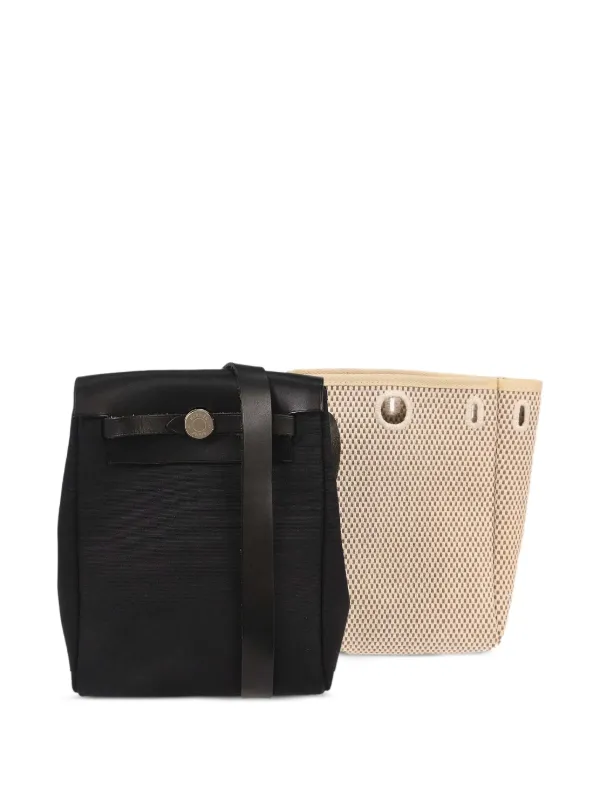 Hermès Pre-owned 2005 TPM Herbag Crossbody Bag in Black