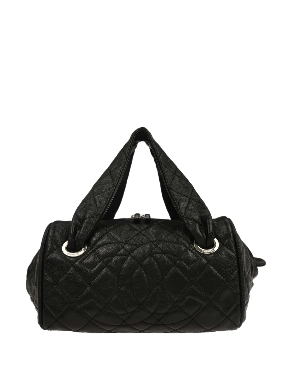 CHANEL Pre-Owned 2006-2008 CC-logo quilted tote bag - Nero