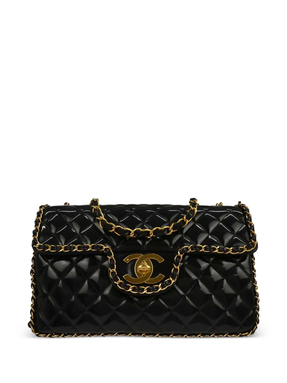 CHANEL Pre-Owned 1994-1996 Maxi flap shoulder bag - Nero
