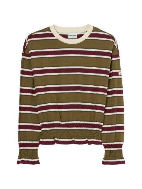 Claudie Pierlot striped smocked T-shirt