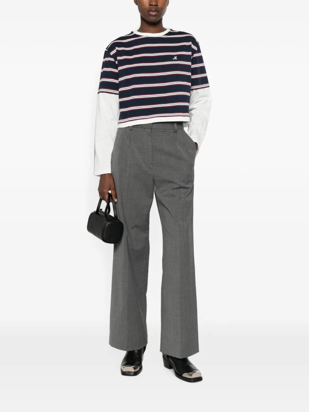 Maje Pantalon Grijs