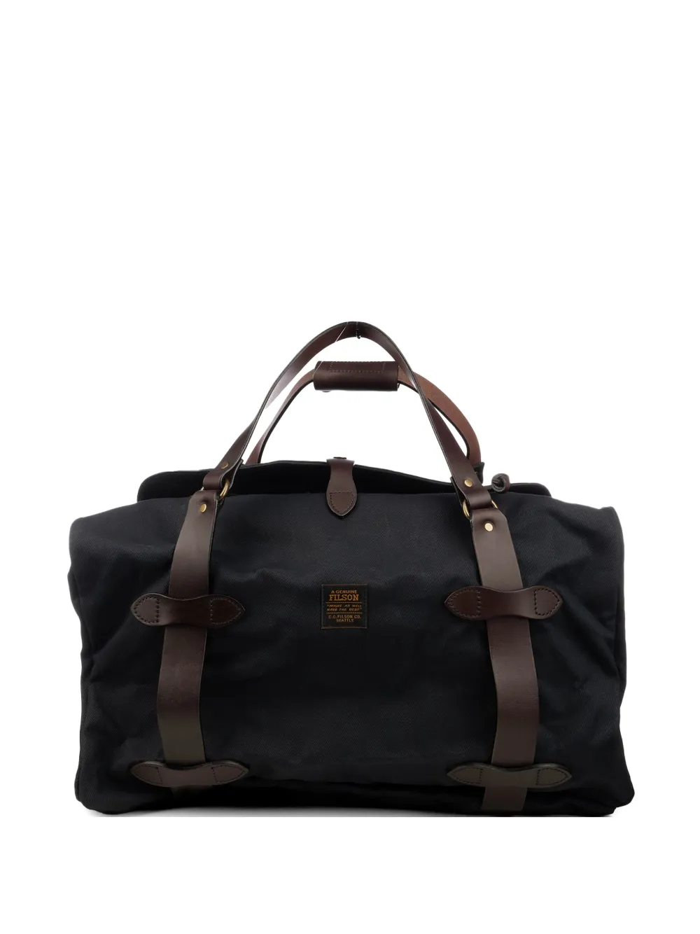 Filson medium leather-trim holdall - Blu