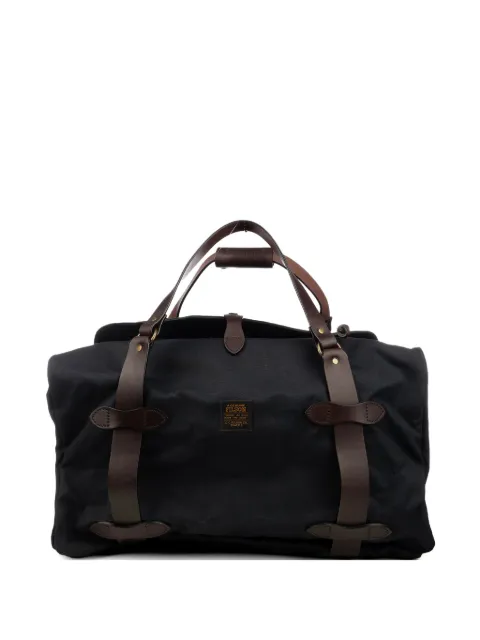 Filson medium leather-trim holdall