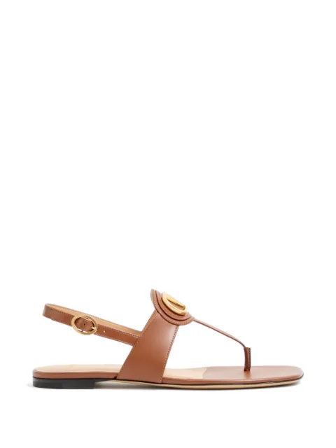 Valentino Garavani — VLogo Signature thong sandals in calfskin