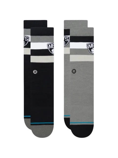 Stance x Brooklyn Nets gestreifte Socken