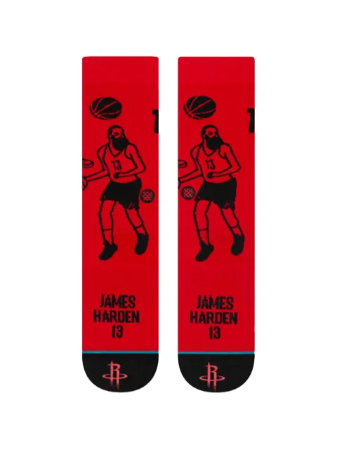 Stance x NBA James Harden Stencil crew socks