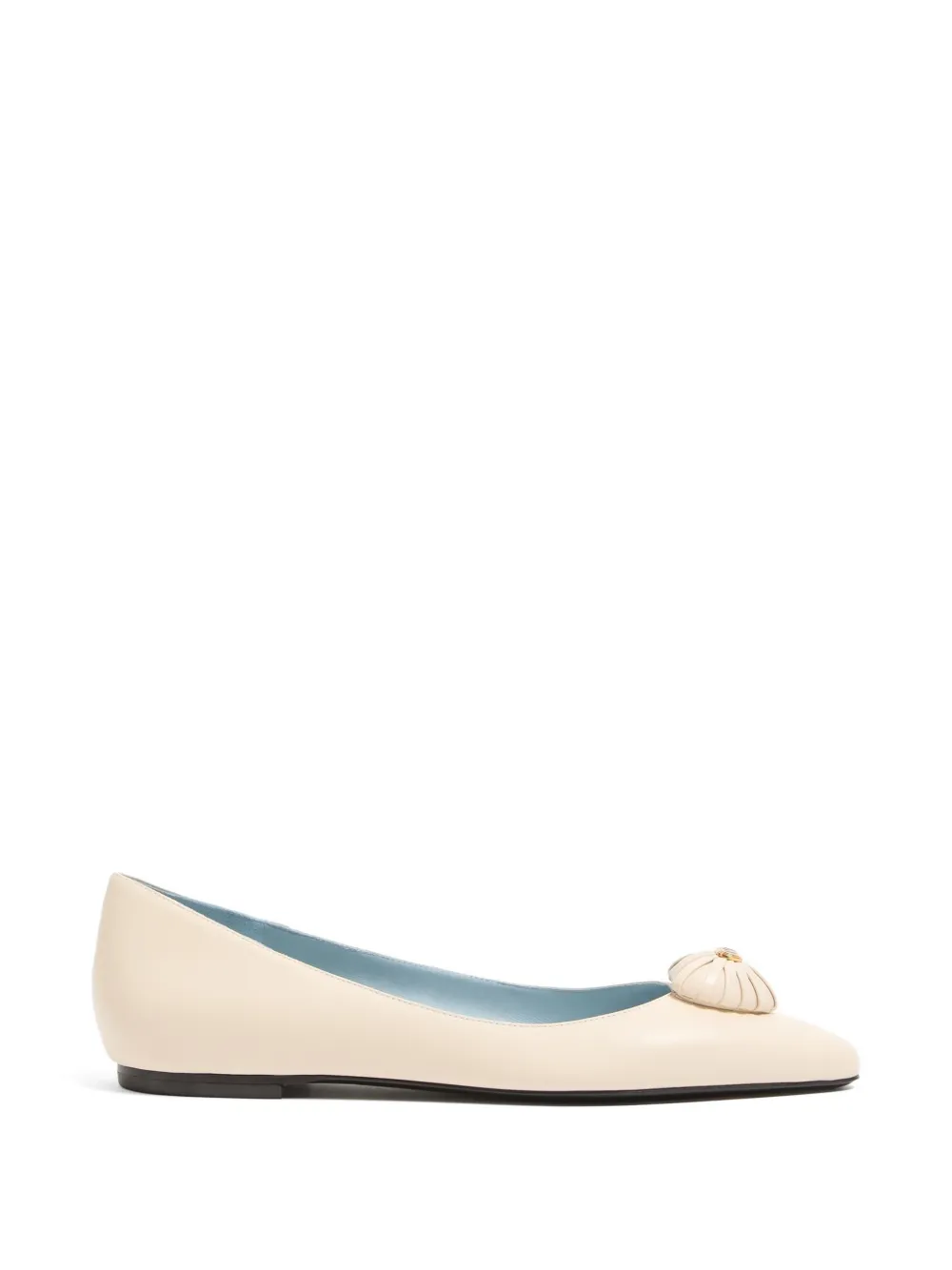 Valentino Garavani Coeur Royal VLogo Ballerinas - Nude