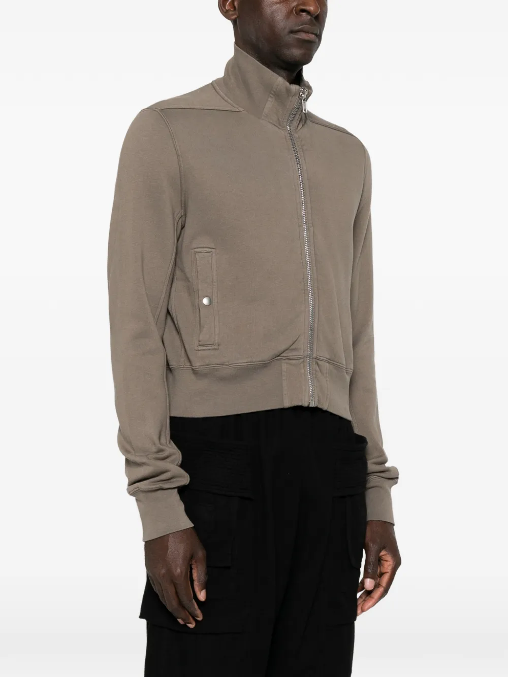 Rick Owens DRKSHDW Bomberjack met rits Grijs
