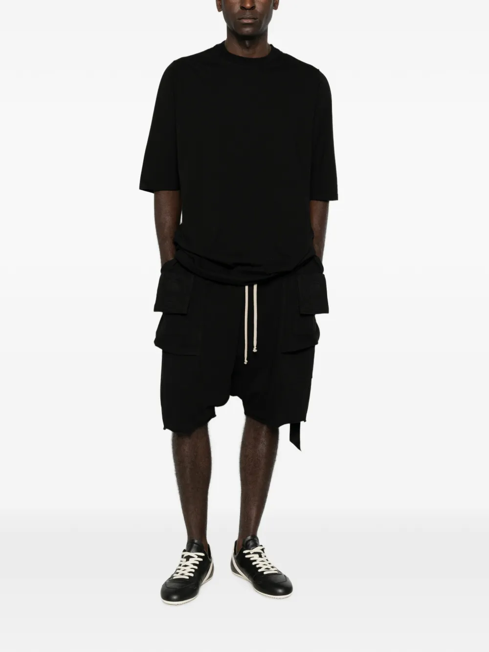 Rick Owens DRKSHDW Creatch shorts met trekkoord Zwart