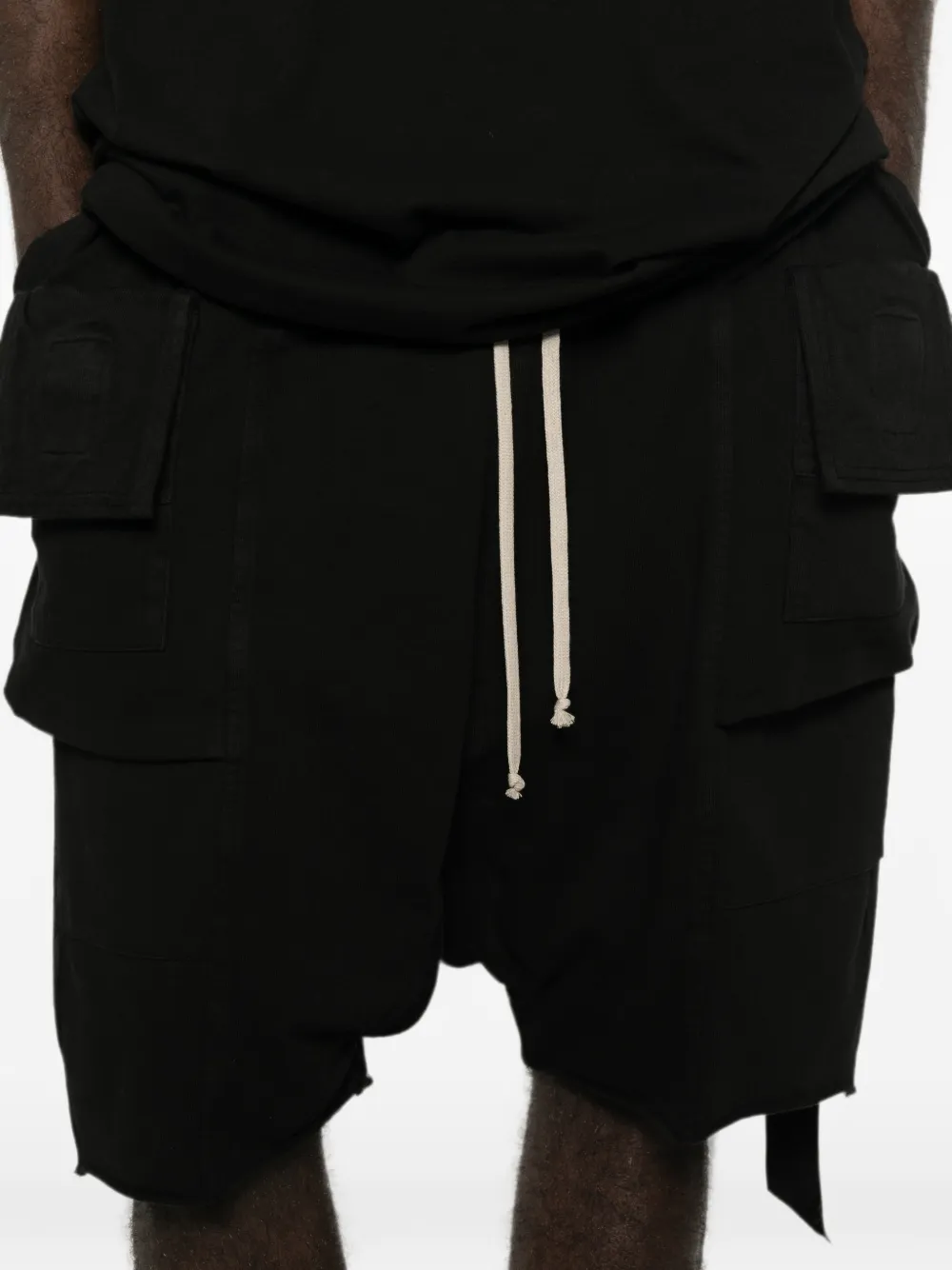 Rick Owens DRKSHDW Creatch shorts met trekkoord Zwart