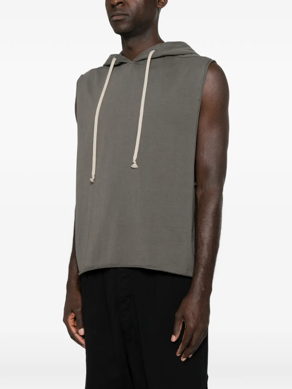 Rick Owens DRKSHDW sleeveless hoodie Grijs