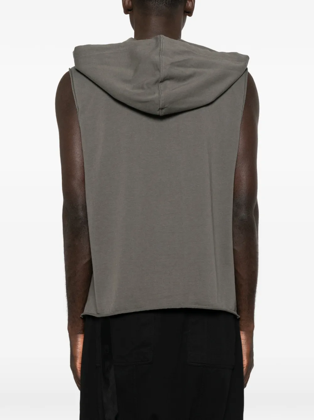 Rick Owens DRKSHDW sleeveless hoodie Grijs
