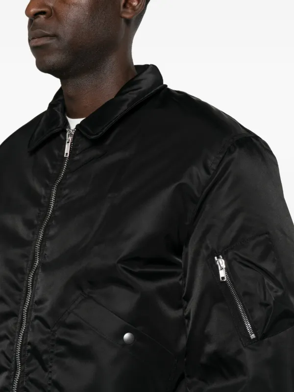 Rick Owens DRKSHDW Flyers Bomber Jacket | Black | FARFETCH