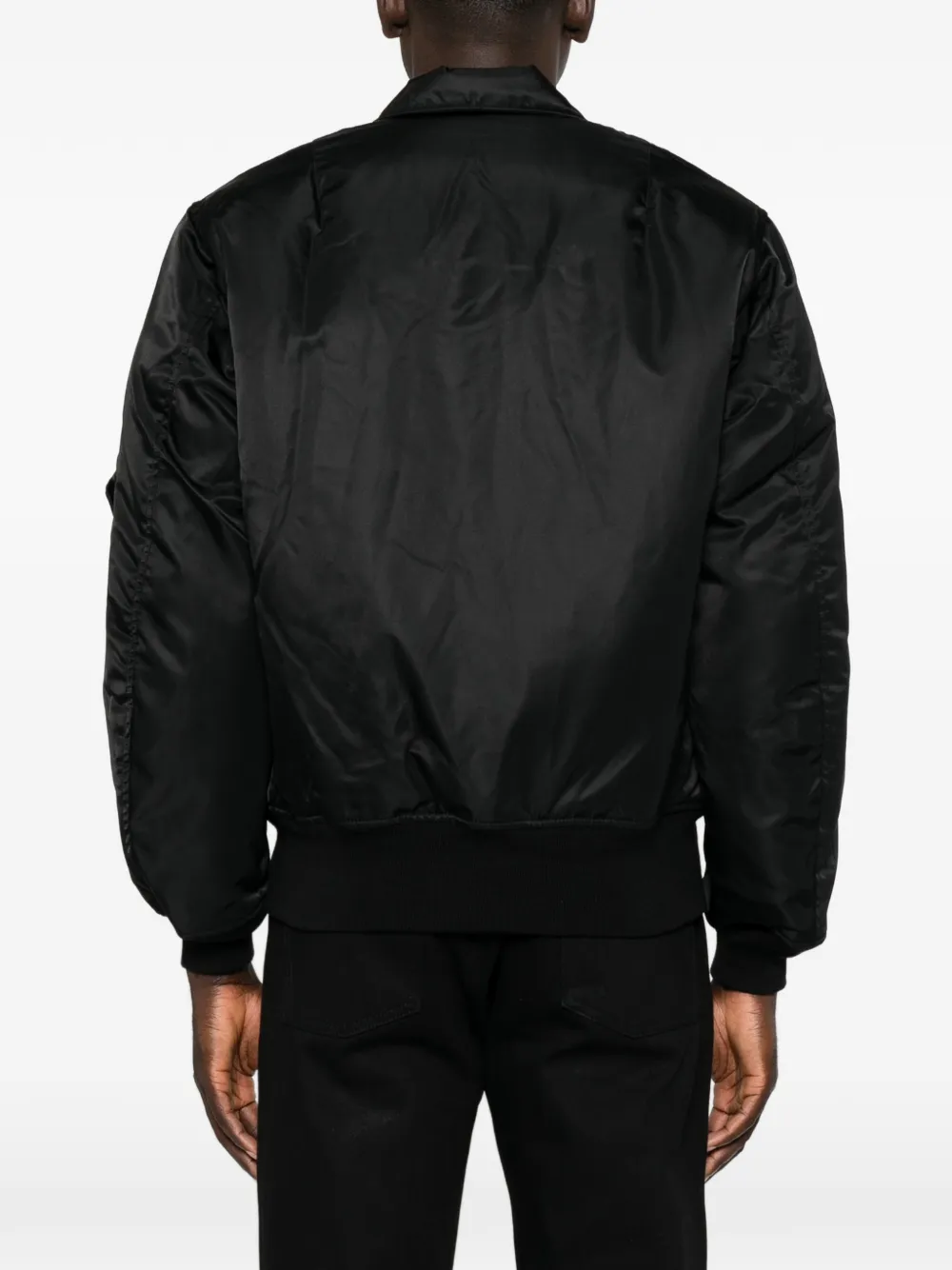 Rick Owens DRKSHDW Flyers JKT bomberjack met rits Zwart