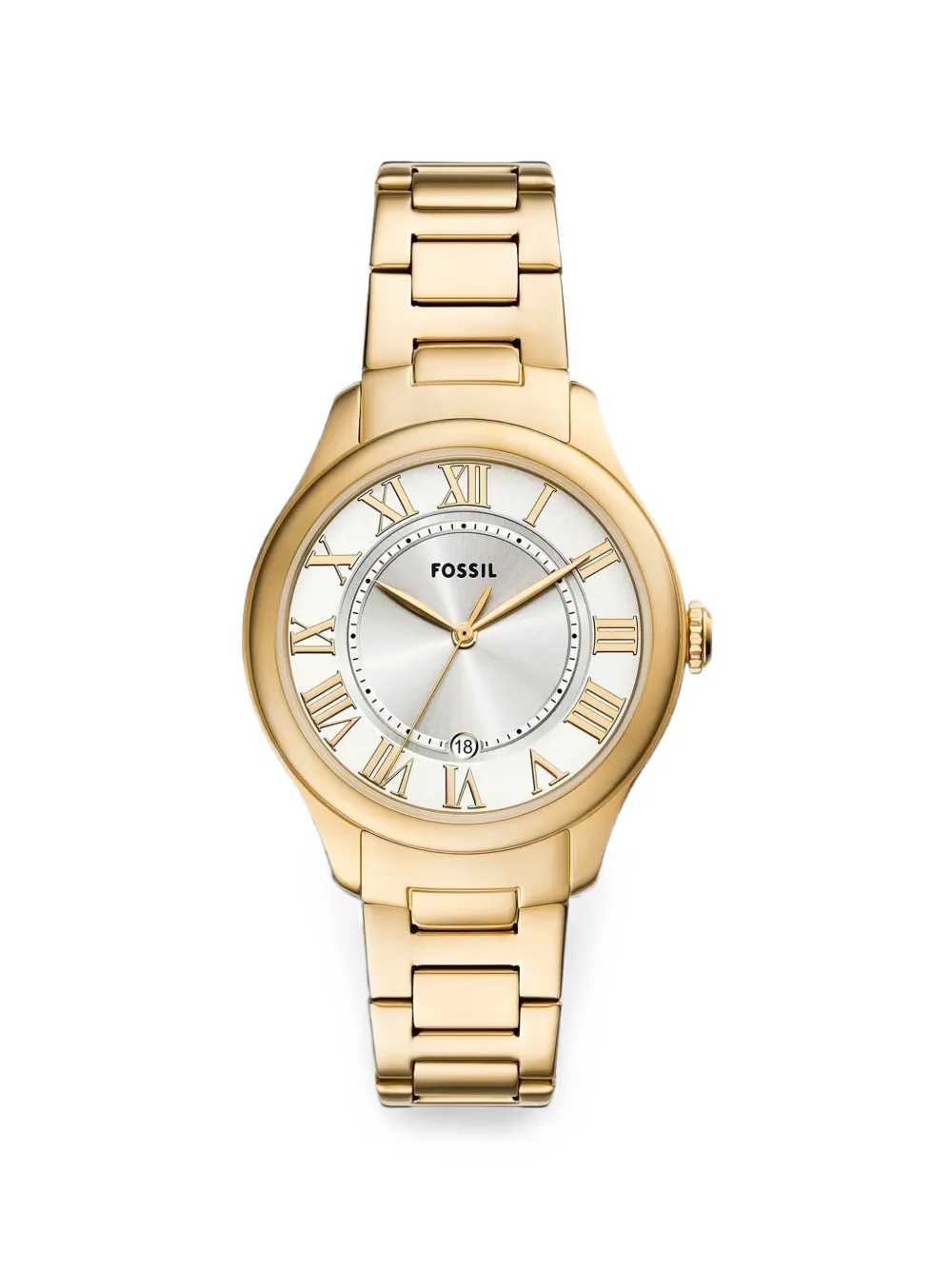 FOSSIL Gilmore Roman numerals 34mm watch - Argento