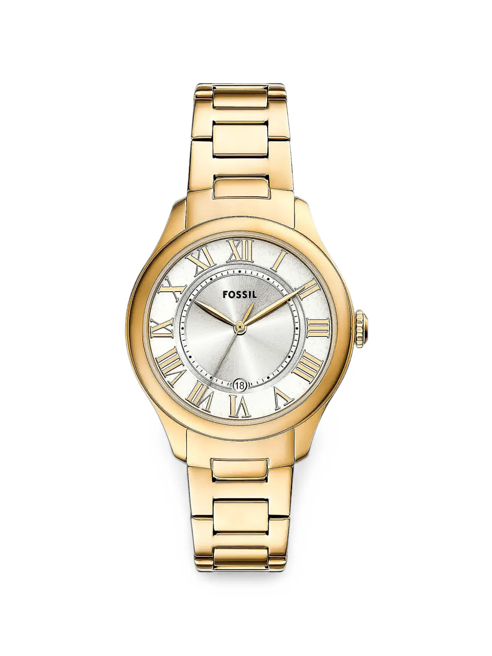 FOSSIL Gilmore Roman numerals 34mm watch - Argento