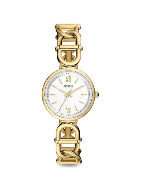 FOSSIL Carlie chain-link 30mm watch