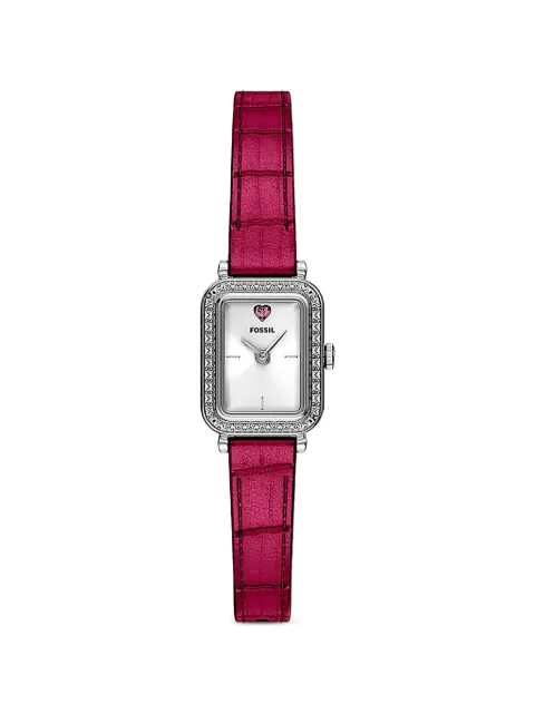 FOSSIL Raquel heart-motif 18mm watch
