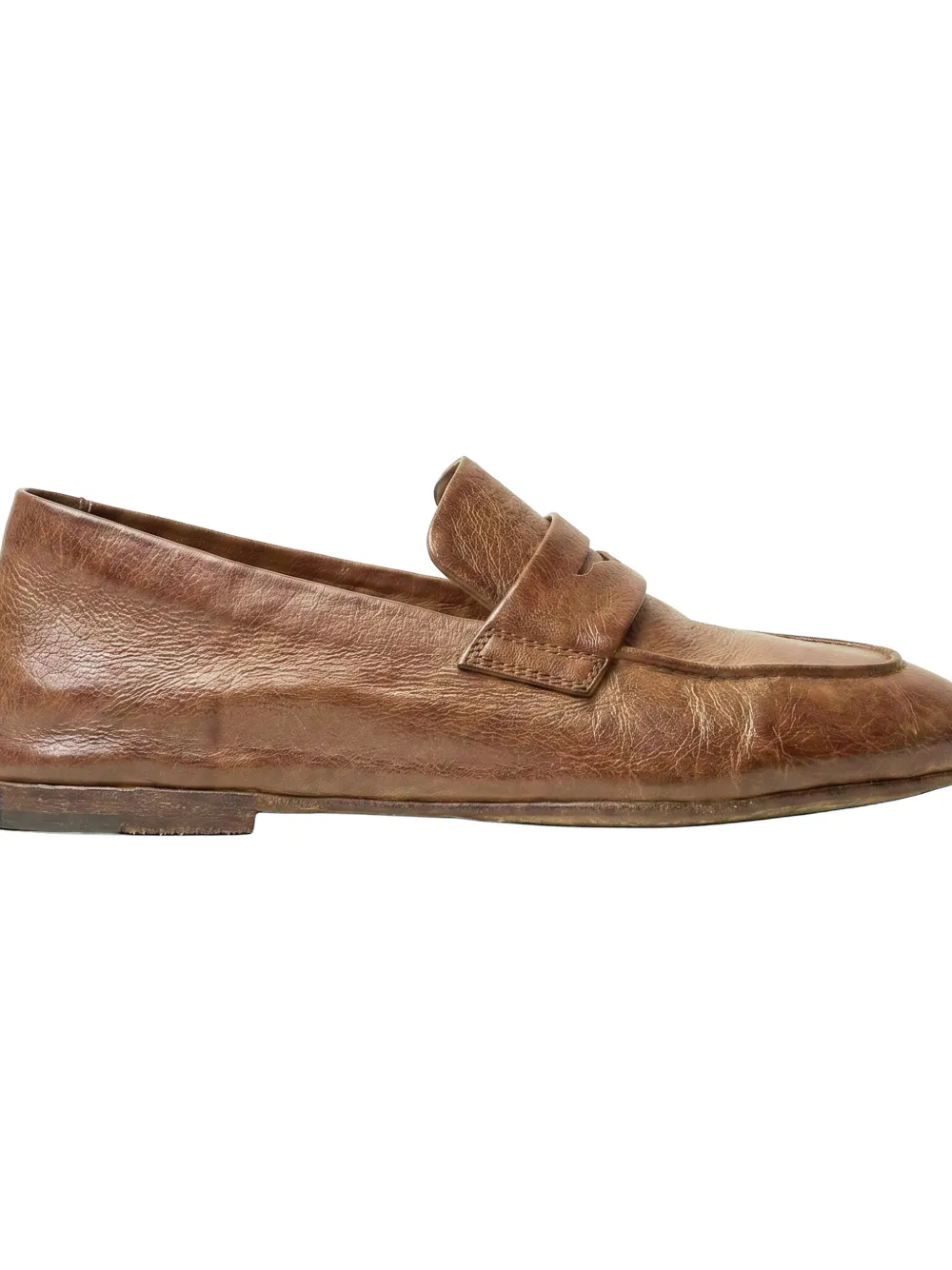 Officine Creative Blair DD 001 leather loafers Bruin