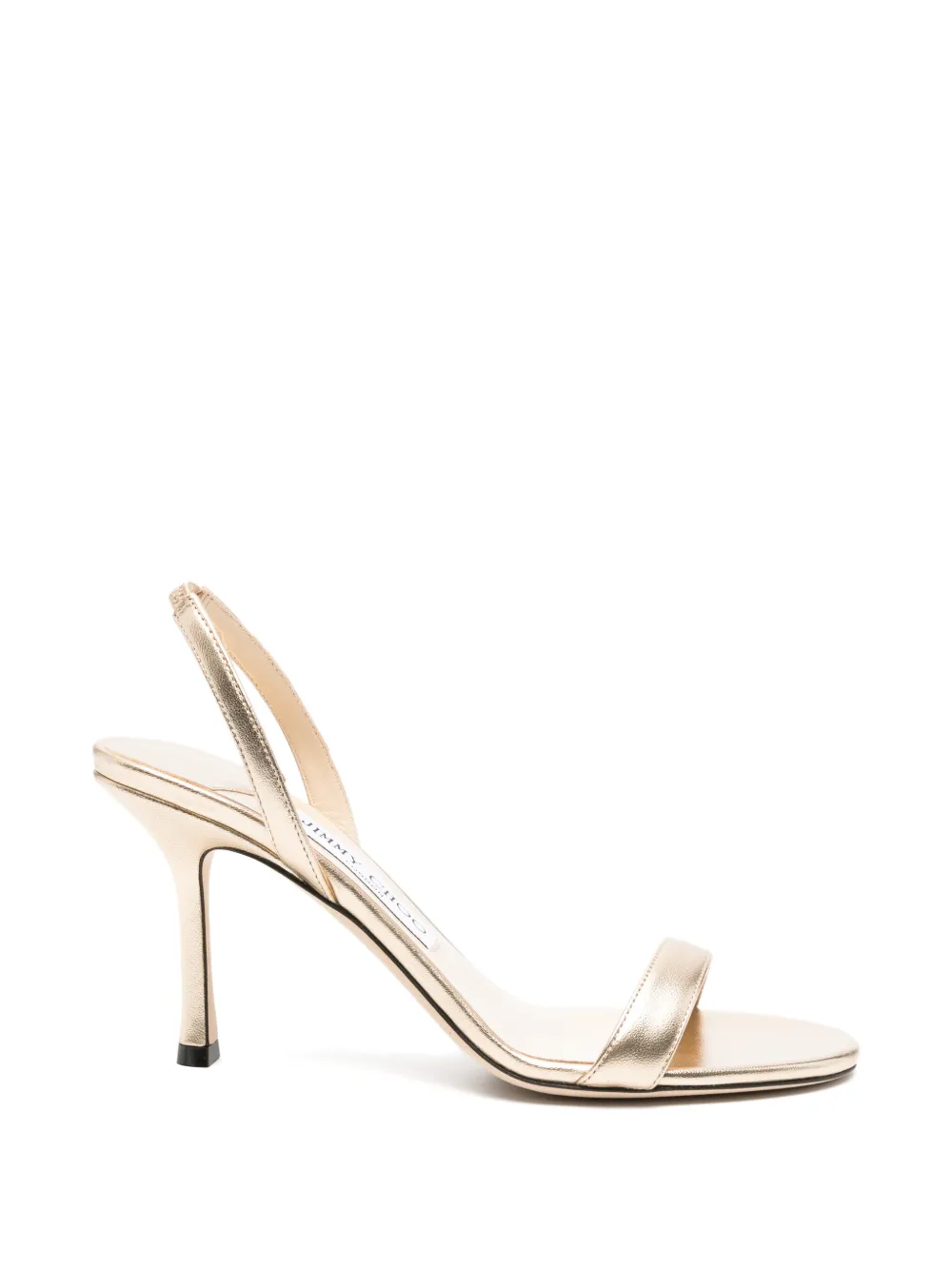 Jimmy Choo Jenn Slingback-Sandalen aus Wildleder - Gold